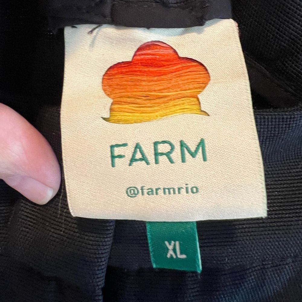 Farm Rio Wide Leg Ribbed Twill Pants - Picture 10 of 12